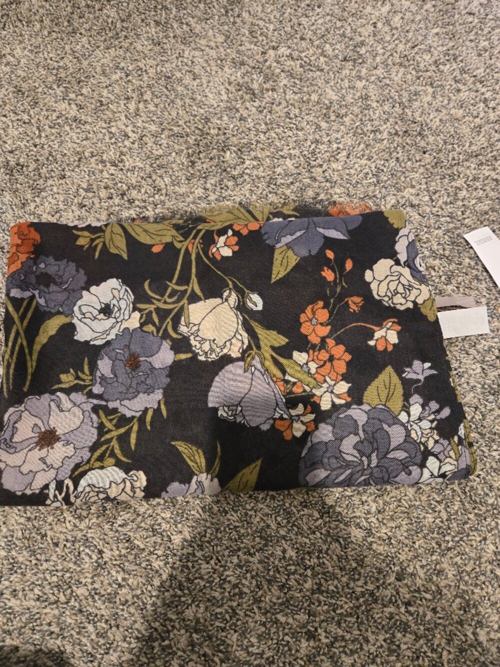 NWT Loft Floral Rectangular Scarf OS